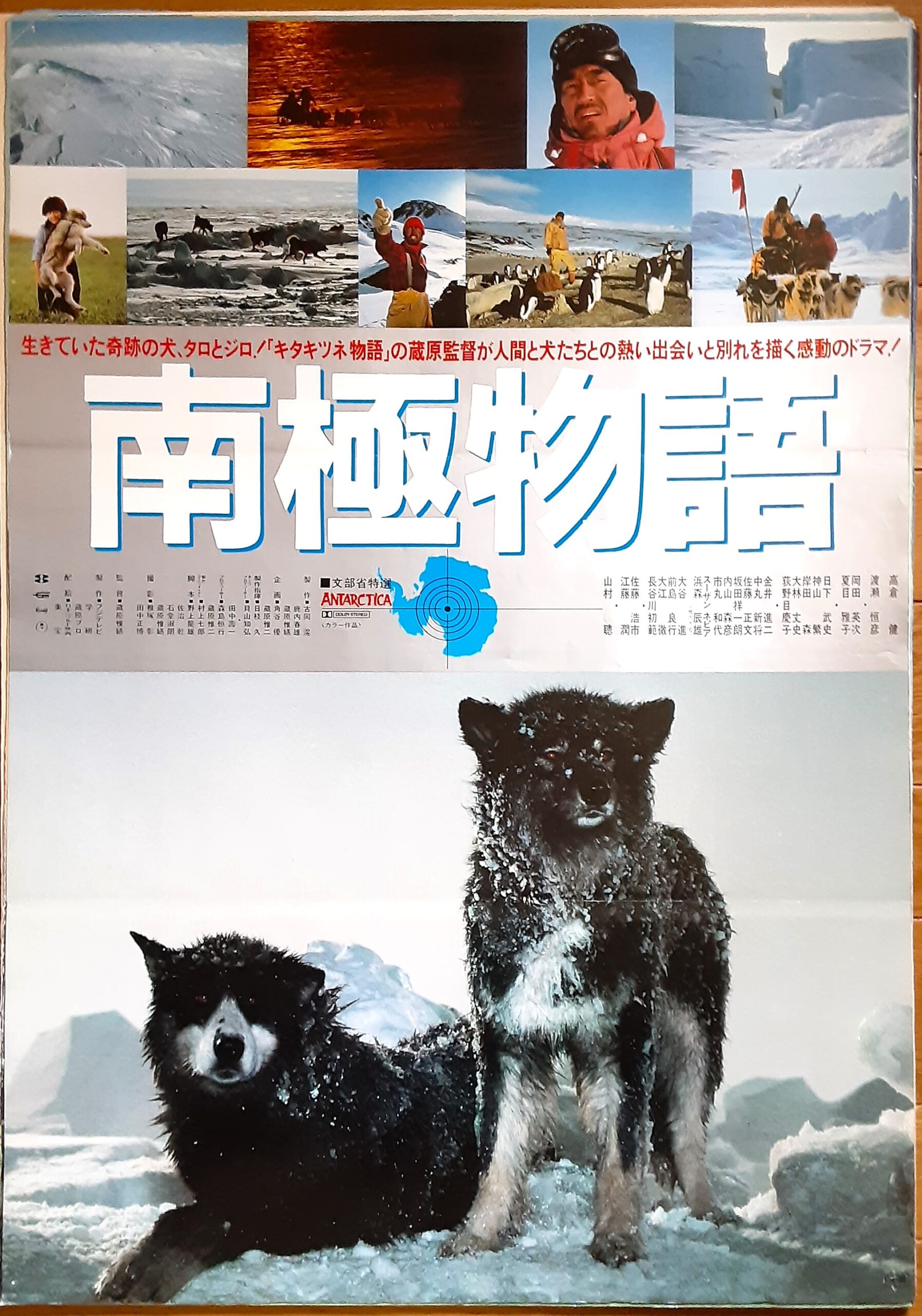 南極物語とETとグーニーズの下敷きです。 南極物語 – 映画コレクション 